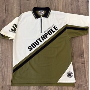 Vintage 90'‎ Southpole Sportswear Jersey Shirt Men's Size L Short Sleeve y2k